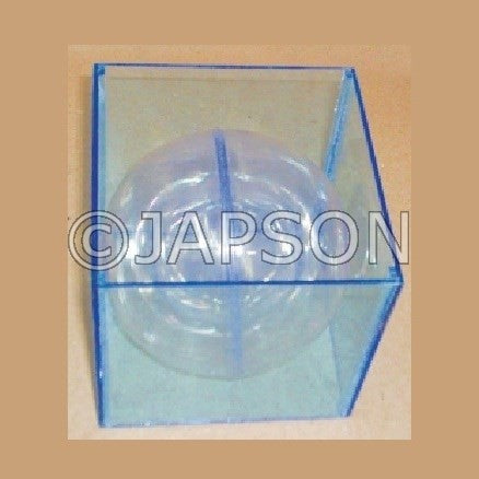Combination of Cube and Sphere (Transparent) for School Maths Lab Combination of Cube and Sphere (Transparent) for School Maths Lab